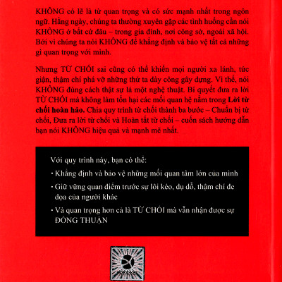 Lời Từ Chối Hoàn Hảo ( Tặng Bookmark Tuyệt Đẹp )