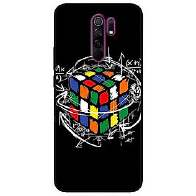 Ốp lưng dành cho Xiaomi Redmi 9 mẫu Rubik Toán Học