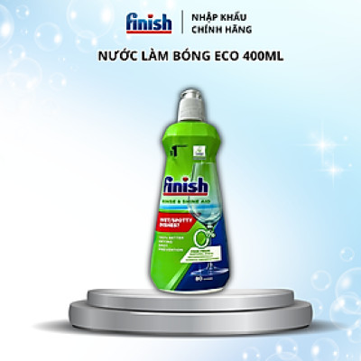 Gel rửa bát Finish Eco 0% 900ml Nhập khẩu EU dùng cho máy rửa bát, nước rửa bát finish hữu cơ 900 ml