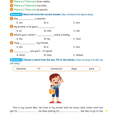 Sách - Phiếu Ôn Hè Tiếng Anh Lớp 3