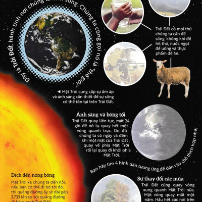 Vũ Trụ - Sách Dán Hình Thông Minh