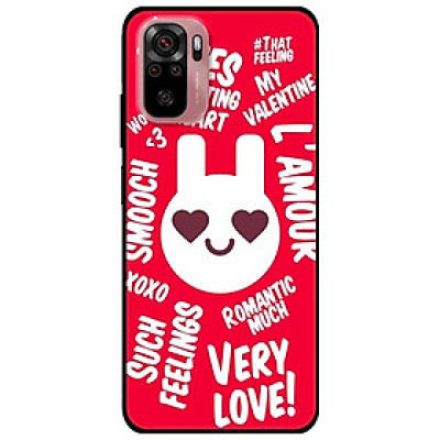 Ốp lưng dành cho Xiaomi Mi Note 10 mẫu Thỏ LOVE Đỏ