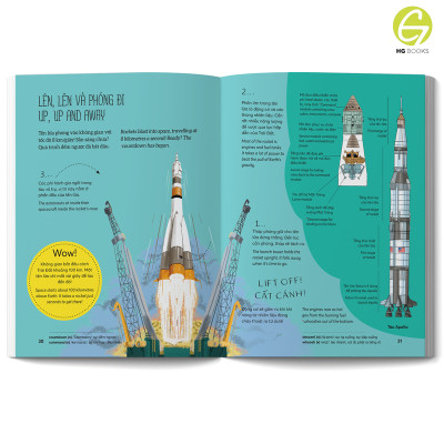 Wow! Space: Những sự thật đáng kinh ngạc về vũ trụ - Sách Bách khoa toàn thư Song ngữ cho trẻ em