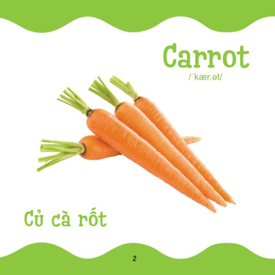 Cùng Con Trưởng Thành - Từ Điển Bằng Hình Cho Trẻ Mầm Non - Rau Củ Quả