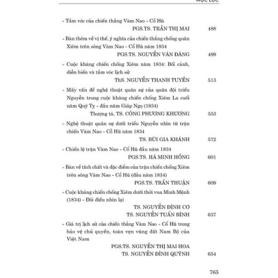 Chiến thắng Vàm Nao -Cổ Hũ (1834) - 190 năm nhìn lại 