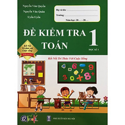 QB - đề kiểm tra toán 1/1 - kết nối