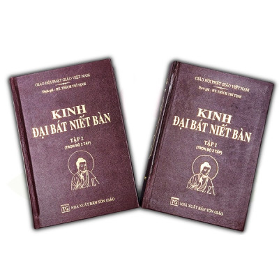 Kinh Đại Bát Niết Bàn - Bìa Da ( Trọn Bộ 2 Tập )