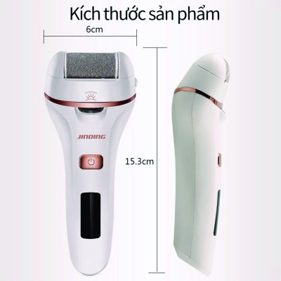 Máy Chà Gót Chân Tẩy Tế Bào Chết Pin Tích Điện 2 Đầu Mài Dụng Cụ Chà Gót Chân Chuyên Dụng Chết An Toàn