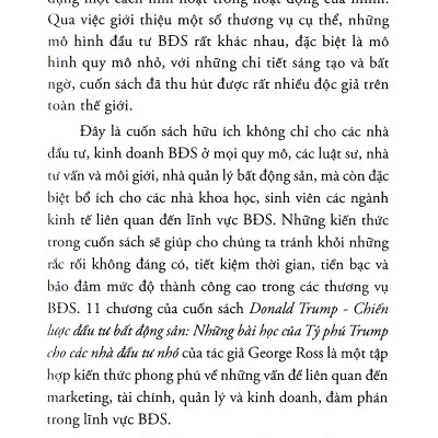 Donald Trump - Chiến Lược Đầu Tư Bất Động Sản