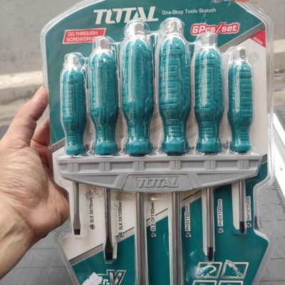 BỘ 6 TUA VÍT ĐÓNG XUYÊN TOTAL THGSS35061 - HÀNG CHÍNH HÃNG