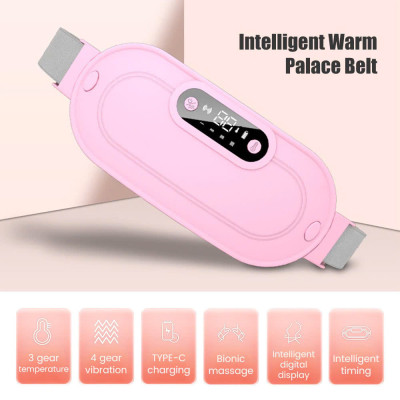 Máy Massage Làm Ấm Bụng, Đai Đeo Giảm Đau Bụng Kinh Nguyệt, Làm Ấm Tử Cung Cho Phụ Nữ Đến Kì 6 CHẾ ĐỘ