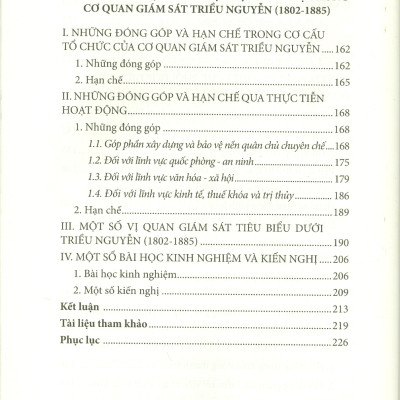 Hệ Thống Cơ Quan Giám S Triều Nguyễn (1802-1885) Từ Thiết Chế, Định Chế Đến Thực Tiễn