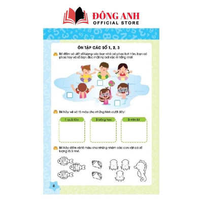 Sách - Tư Duy Toán Học Bé Chinh Phục Toán Học dành cho trẻ từ 4-6 tuổi