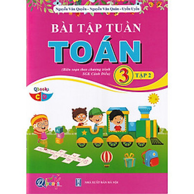 Sách - Bài tập tuần Toán 3 tập 2 (Biên soạn theo chương trình sgk Cánh diều)