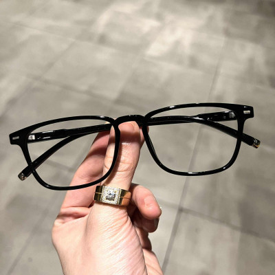 Kính gọng dẻo unisex dáng chữ nhật basic dễ đeo cho nam nữ