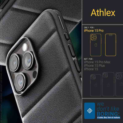 Ốp lưng dành cho iPhone 15 Pro Max SPIGEN Athlex Active - Hàng Chính Hãng