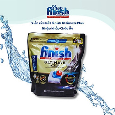 Viên rửa chén bát Finish Ultimate Plus 33 Viên
