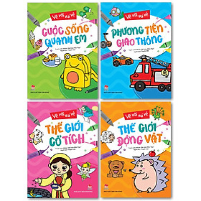 Combo Vẽ Vời Vui Vẻ (4 Cuốn)