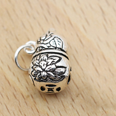 Charm bạc hình hồ lô treo - Ngọc Quý Gemstones