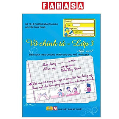 Sách - Vở Chính Tả Lớp 3 - Tập 1