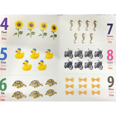 Song ngữ đầu tiên của bé_Thế giới bằng tranh_Chữ cái và số đếm (Mới)