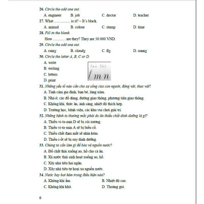 Bài tập dành cho học sinh thi trạng nguyên nhỏ tuổi 4(dùng chung cho các bộ sgk hiện hành)