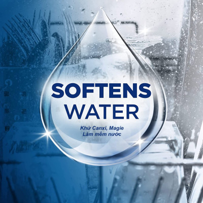 [HCM Hỏa Tốc] Hộp 4,0kg muối rửa chén Finish Salt (2 GÓI 2KG/HỘP) - (Hỗ trợ làm mềm nước khoan nước của máy rửa chén)