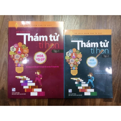Sách - Thám Tử Tí Hon Tập 1 Hóa Vô Cơ: [Bồi dưỡng học sinh giỏi 9 và luyện thi vào lớp 10 chuyên Hóa]