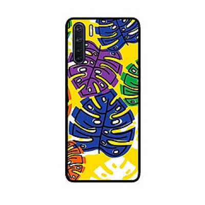 Ốp Lưng in cho Oppo A91 Mẫu Họa Tiết Lá - Hàng Chính Hãng