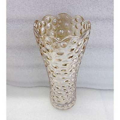 Bình cắm hoa thủy tinh màu ánh vàng cao cấp 30cm - ANTH505