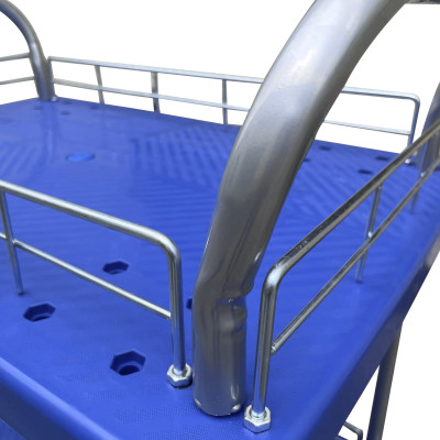 Xe đẩy hàng 2 tầng MINGWEI tải trọng 150kg (HÀNG CHÍNH HÃNG)