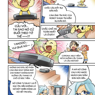 Truyện tranh manga Nhiệm Vụ Khoa Học Kỳ Bí tập 8: Chào mừng tới công viên robot!