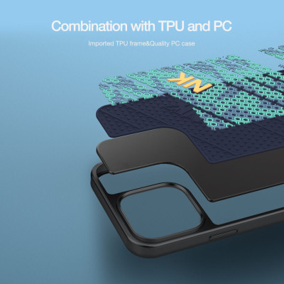 Ốp lưng chống sốc cho iPhone 13 Pro họa tiết mặt lưng 3D hiệu Nillkin Striker (chống sốc cực tốt, họa tiết màu 3D cá tính) - hàng nhập khẩu