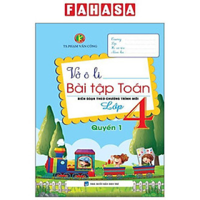 Sách - Vở Ô Li Bài Tập Toán Lớp 4 - Quyển 1