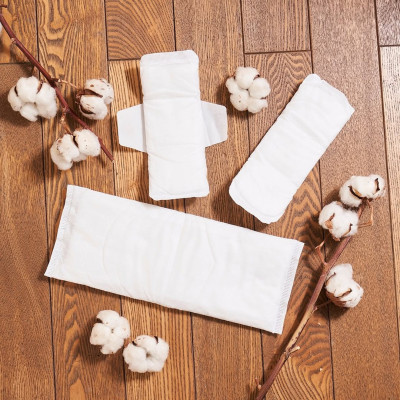 Băng Vệ Sinh Organic Không Cánh Cotton Labo Organic Napkin Non-Wings 25.5cm (16 Miếng/Gói)