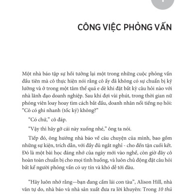 Sách - Nghệ Thuật Phỏng Vấn - Một Hướng Dẫn Dành Cho Các Nhà Báo Và Người Làm Nội Dung Chuyên Nghiệp