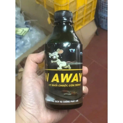 Chai Xịt Đuổi Chuột, Muỗi Thảo Mộc Run Away Chai 300ml Không Mùi, An Toàn Đuổi Chuột, Gián, Côn Trùng Hiệu Quả Xua Đuổi Chuột, Gián, Côn Trùng ... Chỉ Sau 1 Lần Xịt