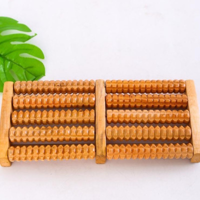 Bàn Mát Xa Gỗ 5 Hàng - Bàn massage gỗ bàn chân 5 hàng