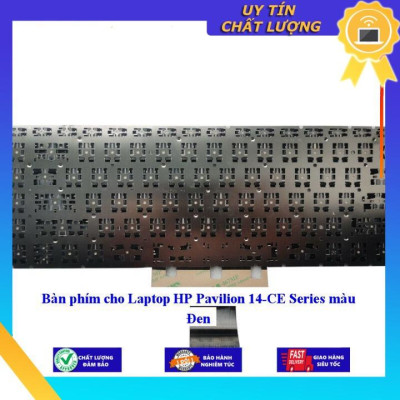 Bàn phím cho Laptop HP Pavilion 14-CE Series màu Đen - Hàng Nhập Khẩu New Seal