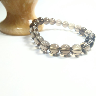 Vòng tay thạch anh khói nâu thiên nhiên - 47