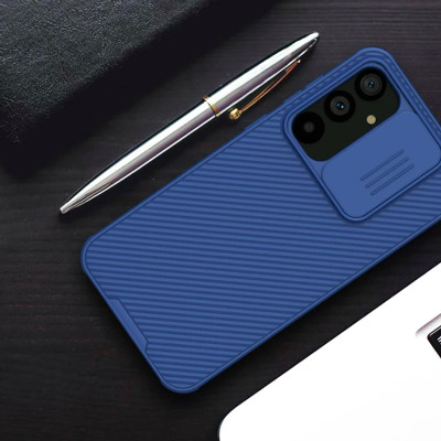 Ốp lưng cho Samsung Galaxy S23 FE bảo vệ camera chống sốc hiệu Nillkin Camshield có khung & nắp đậy bảo vệ Camera - Hàng nhập khẩu