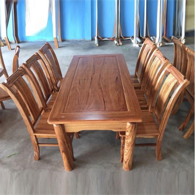 BỘ BÀN ĂN 6 GHẾ GỖ HƯƠNG XÁM 80 X1M6 , BÀN ĂN GỖ