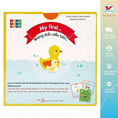 Sách - My First Những Điều Đầu Tiên - Song Ngữ Anh Việt - Tân Việt Books