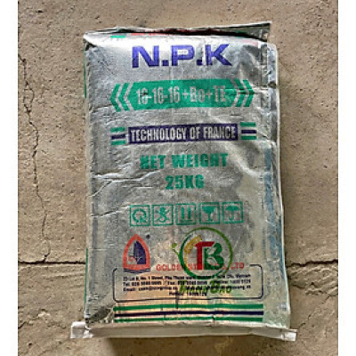 Phân bón NPK 16-16-16 Bo+TE CCV bao 25kg