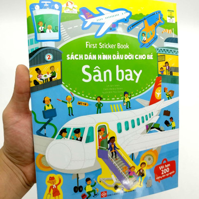 First Sticker Book - Sách Dán Hình Đầu Đời Cho Bé - Sân Bay