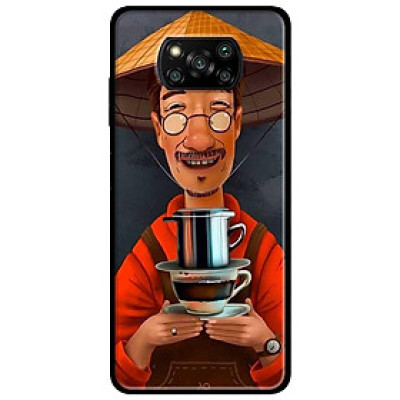 Ốp lưng dành cho Xiaomi Poco X3 mẫu Cà Phê Phin