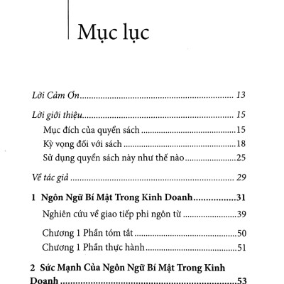 Ngôn Ngữ Bí Mật Trong Kinh Doanh (Tái Bản)