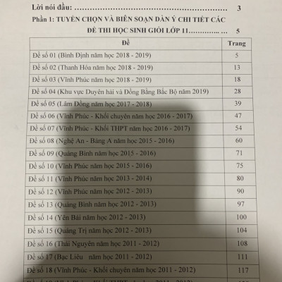 Tuyển chọn đề thi học sinh giỏi lớp 11 môn ngữ văn