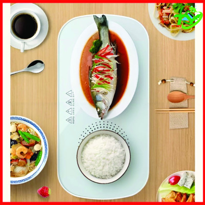 Khay Điện Hâm Nóng Đồ Ăn, Đồ Uống Cao Cấp - Đĩa Hâm Nóng Dùng Cho Mọi Chất Liệu An Toàn Tiện Lợi