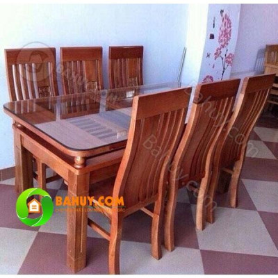 Bàn ghế ăn gỗ xoan